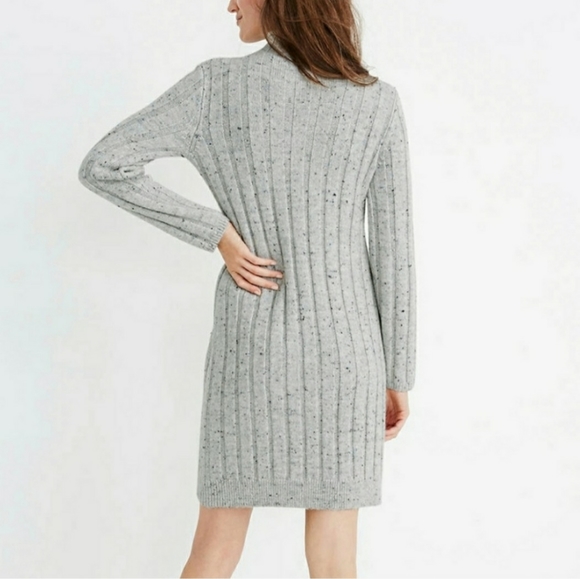 Madewell Dresses & Skirts - Madewell NWT Donegal Rolled Mockneck Sweater Dress